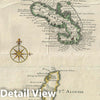 Historic Map : The Antilles, West Indies "First Edition", Delisle, 1717, Vintage Wall Art