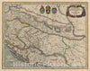 Historic Map : The Balkans: Croatia, Bosnia, Dalmatia, Sclavonia, Mercator Hondius, 1628, Vintage Wall Art