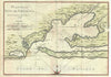 Historic Map : The Bay of Pensacola, Florida, Bellin, 1744, Vintage Wall Art
