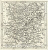 Historic Map : Electoral Rhenish Circle of Germany "Riesling Wine Region", Vaugondy, 1749, Vintage Wall Art
