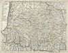 Historic Map : The Armagnac, Bearn and Bigorre Regions of France "Armagnac Brandy Region", Delisle, 1712, Vintage Wall Art