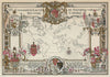 Historic Map : The British Empire - original manuscript, Webb, 1937, Vintage Wall Art