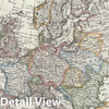 Historic Map : Europe, Bowen, 1747, Vintage Wall Art