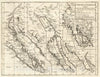 Historic Map : California Debunking California as an Island, Vaugondy - Diderot, 1772, Vintage Wall Art