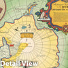 Historic Map : Pictorial Map of The Byrd Antarctic Expedition, Annand, 1934, Vintage Wall Art