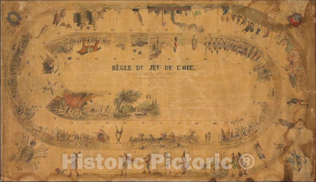 Jeu de l'oie renouvelé des grecs. Jeu de plaisir et de récréation Jeu de l'oie renouvelé des grecs. Jeu de plaisir et de récréation