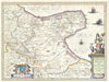 Historic Map : Blaeu Map of Capitanata (Foggia), Italy, 1630, Vintage Wall Art