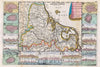 Historic Map : De La Feuille Map of The Netherlands, Belgium and Luxembourg, 1710, Vintage Wall Art
