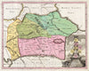 Historic Map : Weigel Map of The Caucuses Including Armenia, Georgia, and Azerbaijan , 1720, Vintage Wall Art