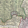 Historic Map : Homann View and Map of London, England and Environs , 1741, Vintage Wall Art