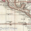 Historic Map : Bowen Map of North America and South America (Western Hemisphere) , 1747, Vintage Wall Art