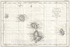Historic Map : Cook Map of The Society Islands, 1769, Vintage Wall Art
