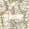 Historic Map : Zannoni Map of The British Isles (England, Scotland, Ireland), 1771, Vintage Wall Art