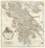 Historic Map : Anville Map of Ancient Greece , 1794, Vintage Wall Art