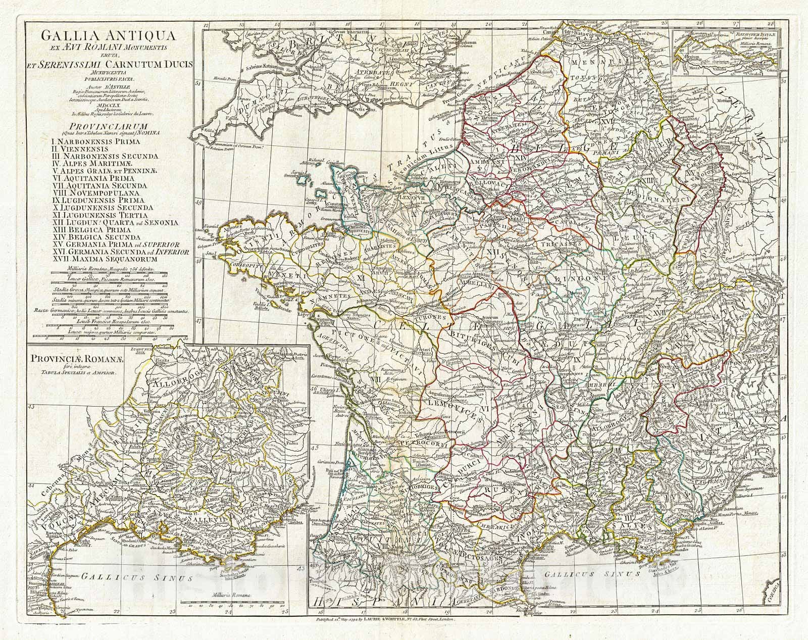 Simple Gaul Map Gaul Map