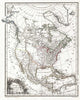 Historic Map : Tardieu Map of North America, 1809, Vintage Wall Art