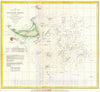 Historic Map : U.S. Coast Survey Nautical Chart or Map of Nantucket, Massachusetts, Version 2, 1854, Vintage Wall Art