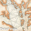 Historic Map : U.S. Coast Survey Chart or Map of Chesapeake Bay and Delaware Bay, Version 3, 1857, Vintage Wall Art
