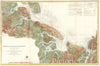 Historic Map : U.S. Coast Survey Map of Ipswich and Annisquam, Massachusetts, 1857, Vintage Wall Art