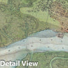 Historic Map : U.S. Coast Survey Map of San Antonio Creek and Oakland, California (Near San Francisco), 1857, Vintage Wall Art