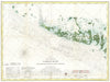 Historic Map : U.S. Coast Survey Map or Nautical Chart of The Florida Keys and Key West, 1859, Vintage Wall Art