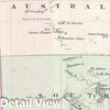 Historic Map : Johnson Map of Australia , Version 2, 1865, Vintage Wall Art
