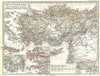Historic Map : Spruner Map of Asia Minor (Turkey) in Antiquity, 1865, Vintage Wall Art