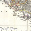 Historic Map : Spruner Map of Italy Under Augustus Caesar, 1865, Vintage Wall Art