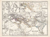 Historic Map : Spruner Map of The World Under The Persian Empire, 1865, Vintage Wall Art