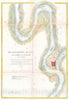 Historic Map : U.S.C.S. Map of The Mississippi River from Cairo, Illinois to St. Marys, Missouri, 1865, Vintage Wall Art