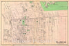 Historic Map : Beers Map of Flabush Area of Brooklyn, New York City, Including Prospect Park, 1873, Vintage Wall Art