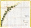 Historic Map : U.S. Coast Survey Map or Chart of The Georgia and Carolina Coast (Charleston and Savannah) , 1874, Vintage Wall Art