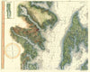 Historic Map : U.S. Coast Survey Map of The Chesapeake Bay Around Annapolis , 1895, Vintage Wall Art