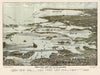 Historic Map : View Map of Boston Harbor from Boston to Cape Cod and Provincetown, 1899, Vintage Wall Art