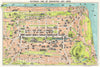 Historic Map : Reid Pictorial Map of Edinburgh and Leith, Scotland, 1935, Vintage Wall Art