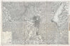 Historic Map : Showa 11 Japanese Topographic Map of Kyoto, Japan, 1936, Vintage Wall Art