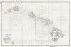 Historic Map : Japanese World War II Chart or Map of Hawaii, 1939, Vintage Wall Art