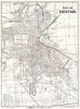 Historic Map : Peiyang Map of Tientsin or Tianjin, China , 1941, Vintage Wall Art