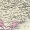 Historic Map : Johnson's Map of India (Hindostan or British India) , 1864, Vintage Wall Art