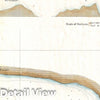 Historic Map : U.S. Coast Survey Map or Chart of Edgartown Harbor, Martha's Vineyard, Massachusetts, 1871, Vintage Wall Art