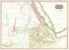 Historic Map : Pinkerton Map of Abyssinia (Ethiopia), Sudan & Nubia, 1818, Vintage Wall Art