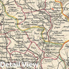 Historic Map : Levasseur Map of The Department de L'Herault, France (Languedoc Wine Region), 1852, Vintage Wall Art