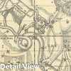 Historic Map : Burritt, Huntington Map of The Constellations or Stars in July, August & September , 1856, Vintage Wall Art