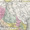 Historic Map : Mitchell Map of Mexico & Texas , 1850, Vintage Wall Art