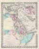 Historic Map : Colton Map of Northeastern Africa, Version 2, 1856, Vintage Wall Art