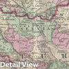 Historic Map : Johnson Map of Austria, Turkey and Greece, 1866, Vintage Wall Art