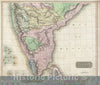 Historic Map : Thomson Antique Map Southern India, 1816, Vintage Wall Art