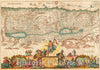 Historic Map : Stoopendaal Map of Canaan (Israel, Palestine, Holy Land), 1730, Vintage Wall Art