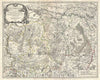 Historic Map : Vaugondy Map of Brabant (Part of Holland and Belgium), 1752, Vintage Wall Art