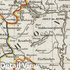 Historic Map : Vuillemin Map of The Austrian Empire, 1852, Vintage Wall Art